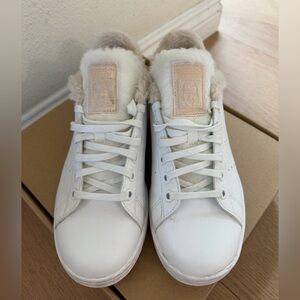 adidas White and Cream Women's Sneakers